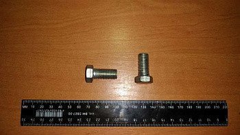 Болт кріплення пластини з амортизатором М12-6gх25 (МАЗ)
