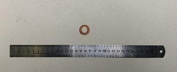 Шайба мідна склянки форсунки (d-12x23x0,3)