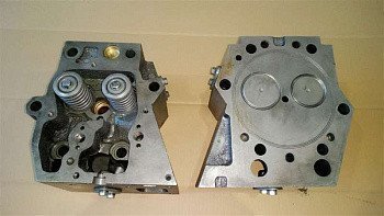 Головка блоку в зборі із клапанами роздільні головки