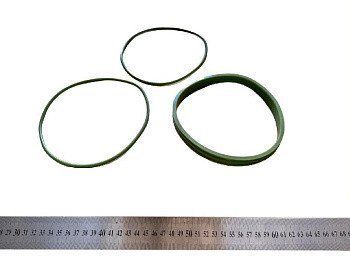 Кільця ущільнювальні гільзи (к-кт 3 шт.) (СИЛІКОН ЗЕЛЕНИЙ)