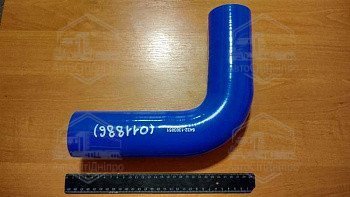 Патрубок радіатора кутовий (L1-230/L2-190/d-60 кут 90) 4-х шаровий (СИЛІКОН) С/К