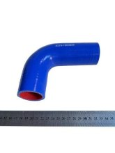 Патрубок радіатора кутовий МАЗ-4370 (L1-135/L2-100/d-40 кут 90) 4-х шаровий (СИЛІКОН)