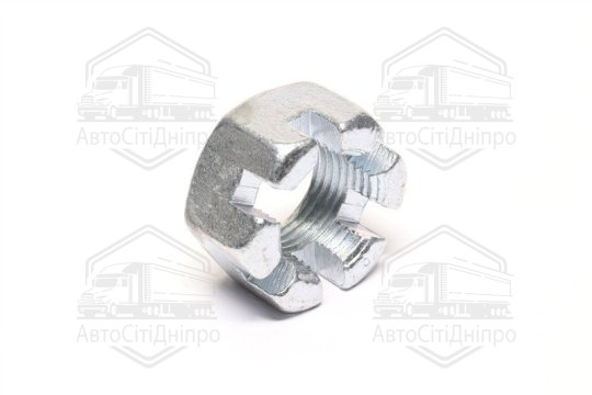 Гайка пальця рульового 251035 (М24*2, коронч.)