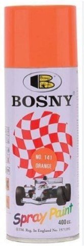 Акрилова аерозольна спрей-фарба BOSNY 141 Orange 0.4