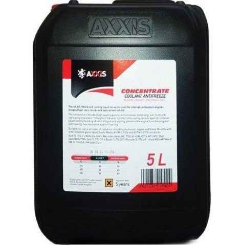 Антифриз концентрат ECO-80C RED G12+ <AXXIS> 5л