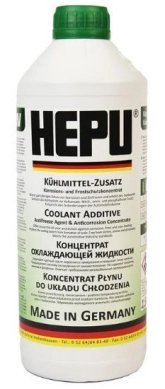 Антифриз концентрат HEPU G11 (-80*С, зелений) 1,5л.