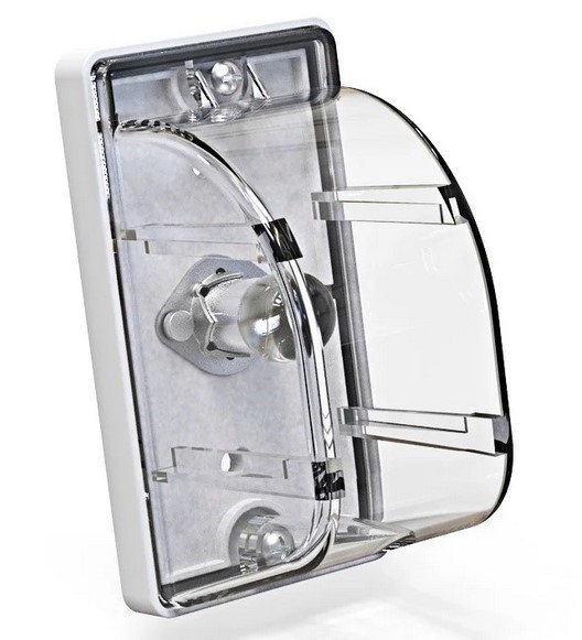 Вказівник повороту Ф-407 (бічний, білий, 12В, 94*64*70) (КамАЗ, МАЗ) Руслан-Комплект