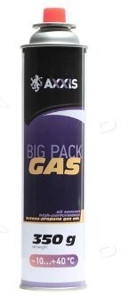 Газ всесезонний для пальників (балон 650ml / 350г) AXXIS