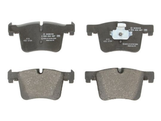 Гальмівні колодки дискові перед. 0 986 494 487 (вир-во Bosch)