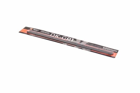 Гумка склоочисника 500 мм (компл. 2 шт., мет. напрямна) <ДК>