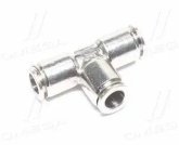 З'єднувач аварійний трійник 6*6*6 трубки ПВХ (метал) RIDER