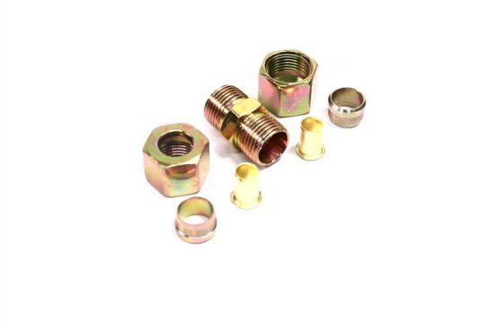 З'єднувач різьбовий 12*12 трубки ПВХ (М18*1,5)  RIDER