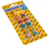 Запобіжники Євро WTE MC-10 (міні, з пінцетом, компл. 10 шт.) WTE