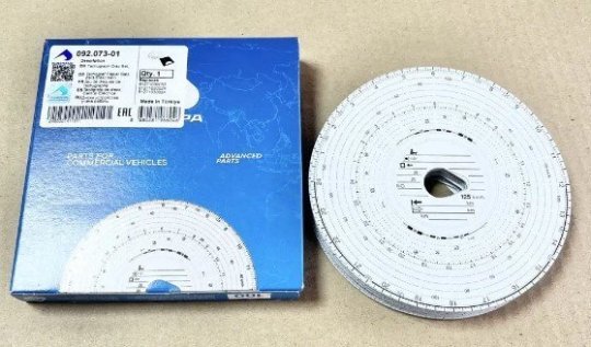 Карти тахографа 092.073-01 (125 км/год, компл. 100 шт.) Sampa