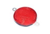 Катафот круглий ФП-310-3.04.31.010 (червоний, з бок.отворами для кріплення) Руслан-Комплект