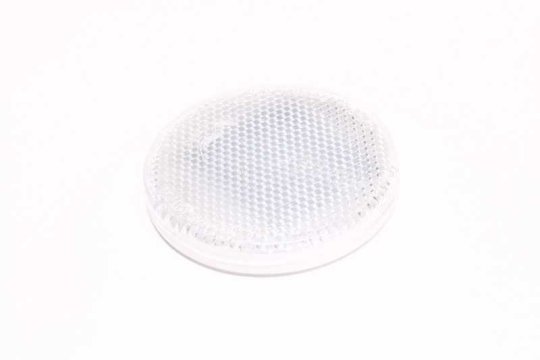 Катафот круглий ФП-316 (білий, липучка, пластмас. корпус.)