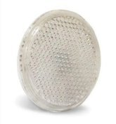 Катафот круглий ФП-316 (білий, липучка, пластмас. корпус)