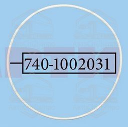 Кільце ущільнювальне гільзи верхнє 740-1002031 (тонке, біла гума)