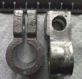 Клема АКБ ремонтна вантажна під болт (свинець)