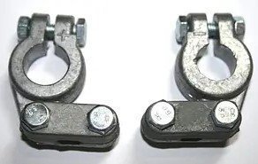 Клеми АКБ 3307-3724080-11 (свинець, посилена, компл. 2 шт.) Україна