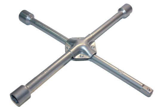 Ключ балонний 17*19*21мм (хрест, підсилений) ELEGANT