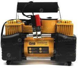 Компресор автомобільний СИЛА (85 л/хв., 10 Атм, на клемах, двопоршневий)