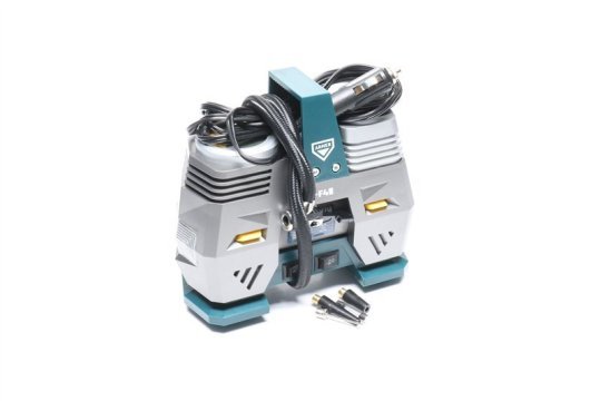 Компресор, 12В, 10Атм, 48л / хв, світлодіодний фонар, ел. автостоп, прикурювач <ARMER>