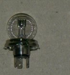 Лампа 24V 55/50Вт R2 P45t (гол. світл, куляста)