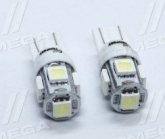 Лампа LED б / ц габарит і панель приладів 5SMD діодів білий 24V (комплект)