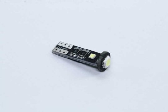 Лампа LED б / ц габарит і ПАНЕЛЬ ПРИЛАДІВ T10 доп. 2SMD W5W опір 12V WHITE <TEMPEST>
