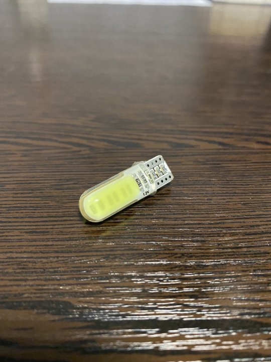 Лампа LED б/ц габарит,панель приладiв, салон 12V T10 (W5W) W2.1x9.5D 2COB WHITE <TEMPEST>