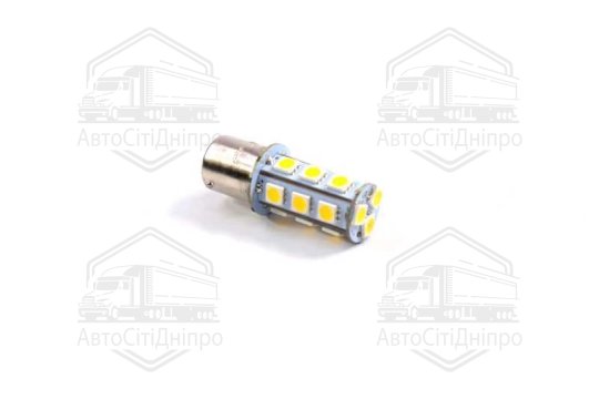 Лампа LED вказівників поворотів і стоп-сигналів S25 (18SMD) BA15S 24V WHITE <TEMPEST>