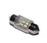 Лампа LED софітна C5W 12V T11x31-S8.5 (4 SMD size3528) WHITE <TEMPEST>