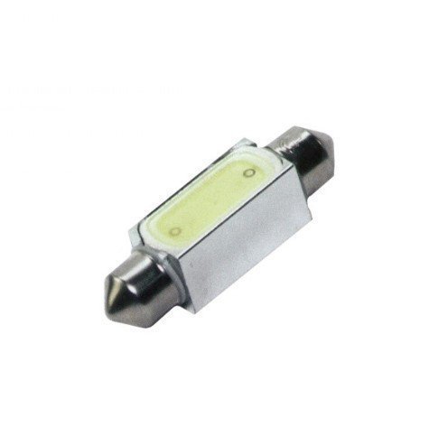 Лампа LED софітна C5W 12V T11x39-S8.5 (1SMD*3chips, Мега-LED WHITE) <TEMPEST>