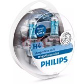 Лампа розжарювання H4 12V 60/55W WhiteVision ULTRA +60 (4200K, компл.) Philips