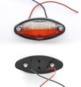 Ліхтар габаритний F-01 (24V, човник, червоно-білий)