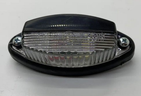 Ліхтар габаритний F-01 (24V, човник, чорно-білий)