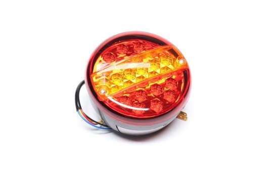 Ліхтар задн. круглий LED (з підсвічуванням номера) <ДК>