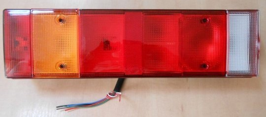 Ліхтар задн. лів. 1005 LK LH (7 секц., з підсв. номера) Isiksan