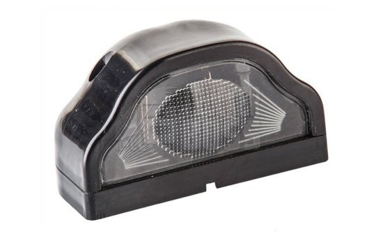 Ліхтар освітлення знаку номерного (під лампу розжарювання, чорний) CARMOS