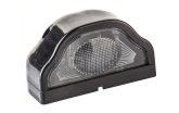 Ліхтар освітлення знаку номерного (під лампу розжарювання, чорний) CARMOS