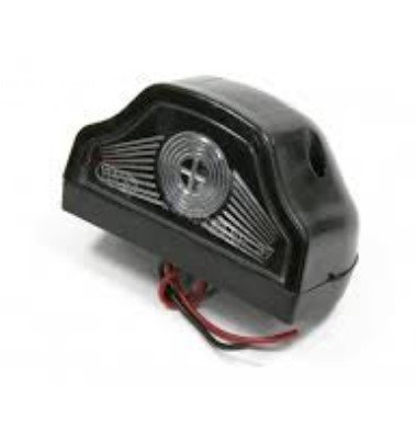 Ліхтар освітлення знаку номерного YP-37L (LED, 12-24V, чорний) YÜCEPLAST