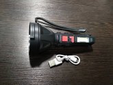 Ліхтарик світлодіодний L-830, OSL+COB, USB зарядка (Китай)