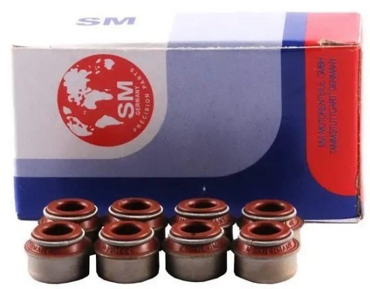Манжета клапана SM 91-2801 (компл. 8 шт., ВАЗ 2101-08, ЗАЗ) SM