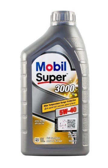 Моторна олива Mobil Super 3000 X1 5W40 EU 1л