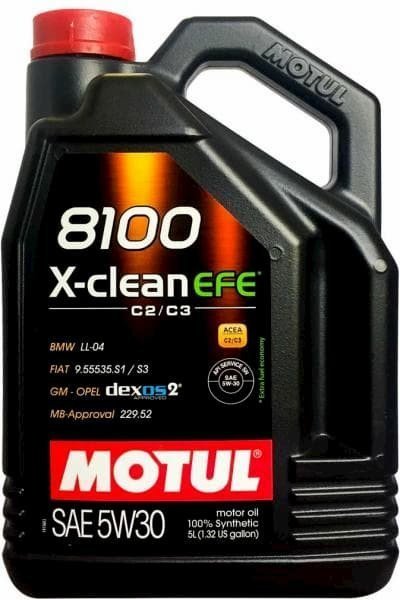 Моторна олива MOTUL 5W30 8100 X-Clean EFE 5л