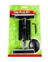 Набір для ремонту безкамерних шин (джгут 5шт, шило, рашпіль, ключ) <ДК>
