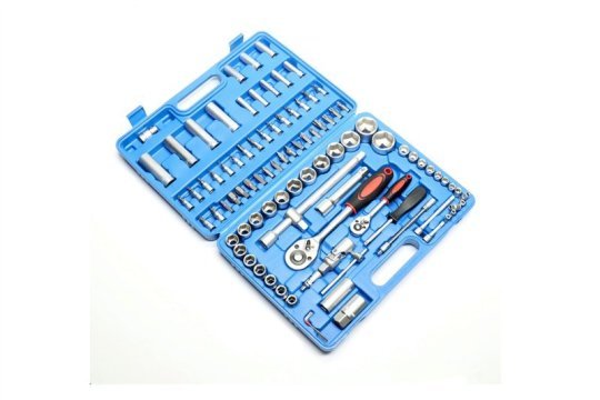 Набір інструменту 1/2", 1/4", 94 од., CrV <ДК>