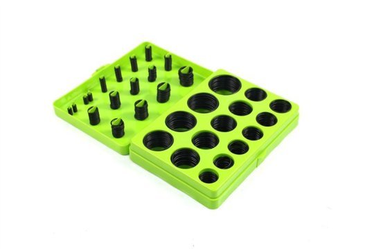 Набір кілець ущільнювальних чорні 500 шт. (D=2,8-50 мм) RIDER