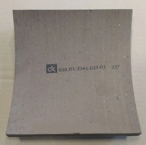 Накладка гальмівна 018.01.-3341-013-01 (МАЗ, Ікарус) <ДК>